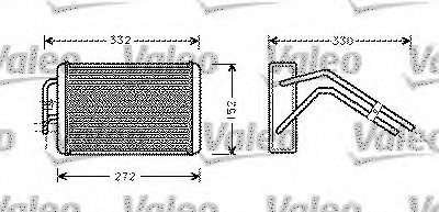 VALEO 812277 Heat Exchanger, interior heating